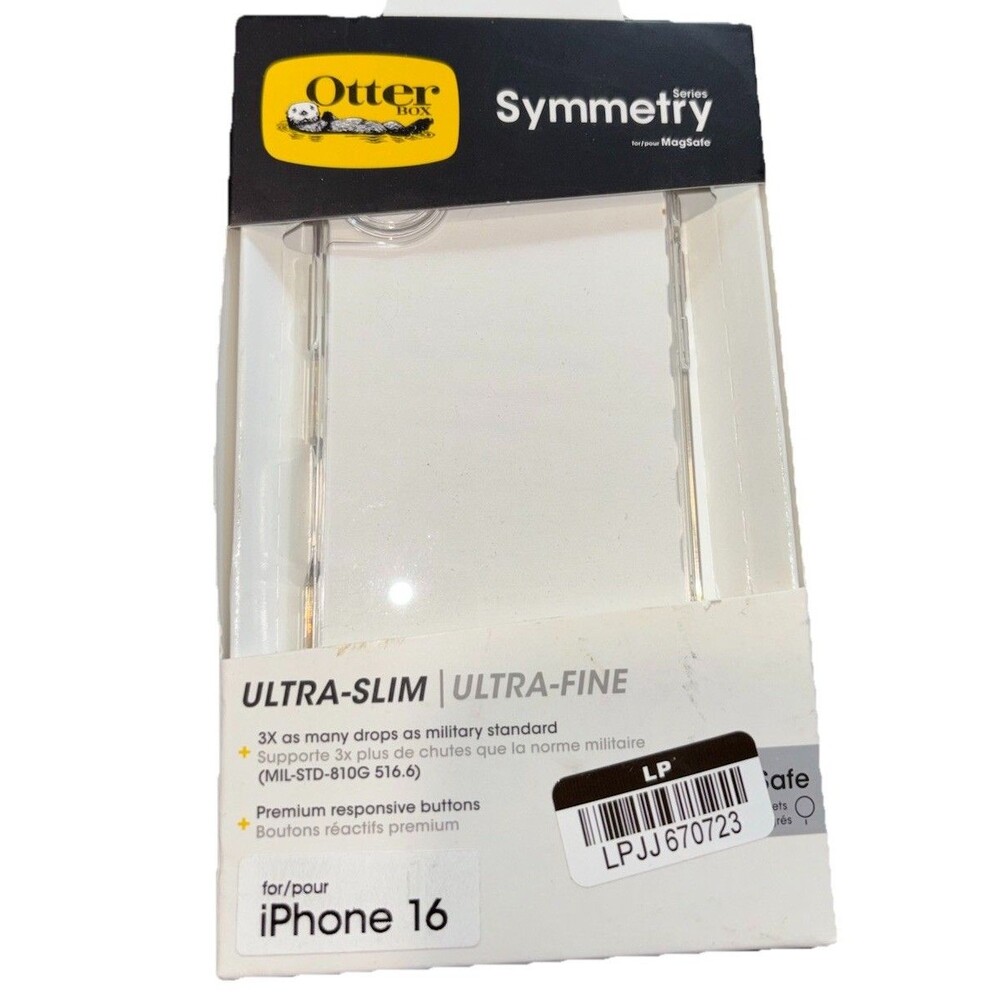 OtterBox Symmetry Series MagSafe Ultra-Slim Clear Hard Case iPhone 16